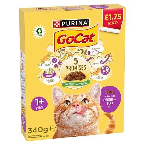 Go-Cat Chicken & Duck Mix PM £1.75 340g