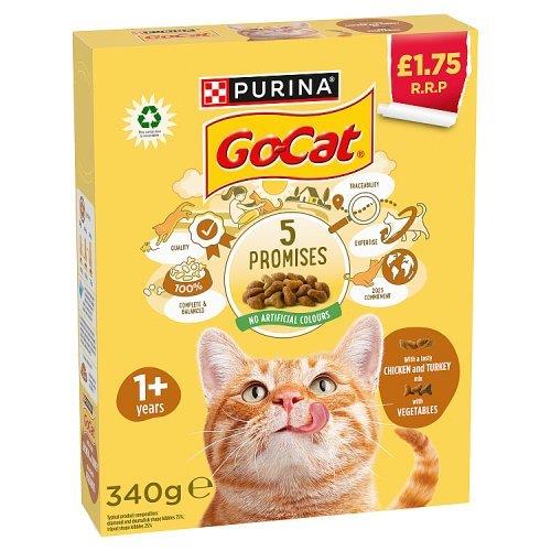 Go-Cat Turkey Chicken & Vegetable PM £1.75 340g