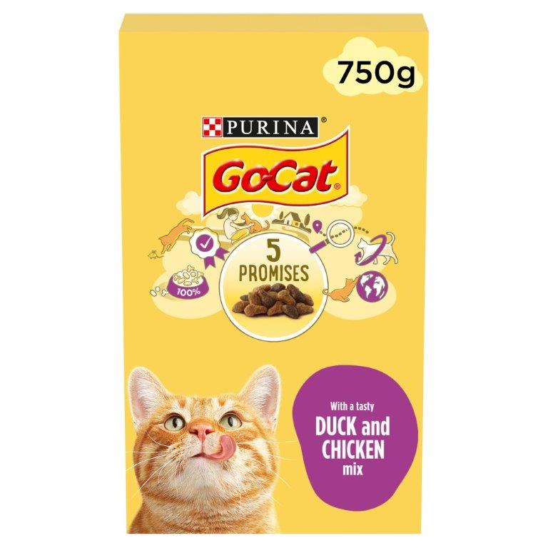 Go-Cat Chicken & Duck Mix PM £2.99 750g