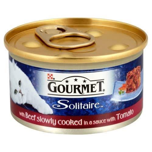 Gourmet Solitaire Tinned & Beef (12 x 85g)