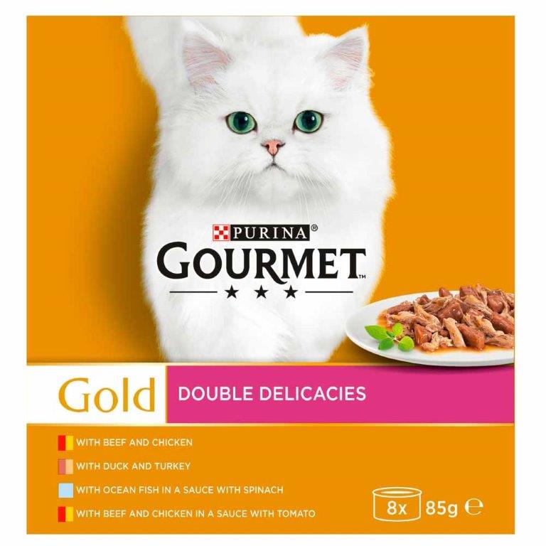 Gourmet Gold Double Delicacies (8 x 85g)