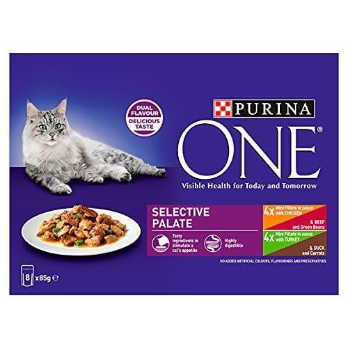 Purina ONE Senior 11+ Chicken & Whole Grain (8 x 85g)