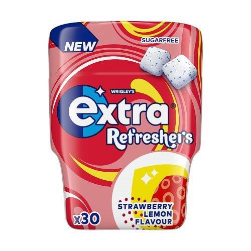 DUNIYA | Extra Refreshers Strawberry Lemon Sugar Free Chewing Gum Bottle 30s Thumbnail