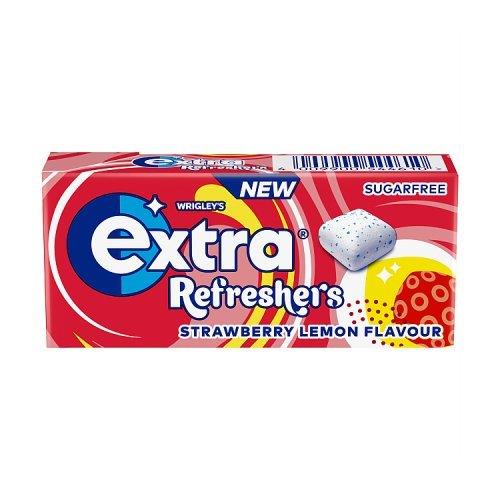 Extra Strawberry Lemon Sugar Free Chewing Gum Handy Box 7s 15.6g