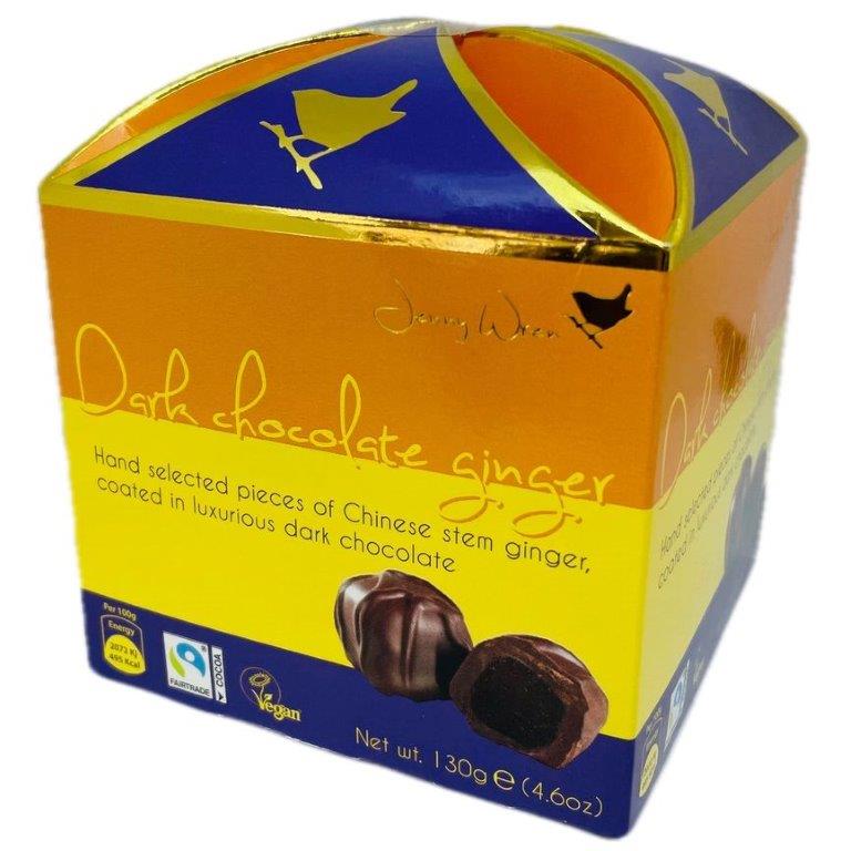 DUNIYA | Jenny Wren Dark Chocolate Ginger In Circus Box 130g Thumbnail