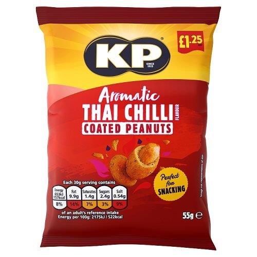 DUNIYA | KP Thai Chilli Coated Peanuts PM £1.25 55g Thumbnail