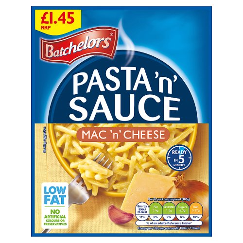 DUNIYA | Batchelors Pasta N Sauce Mac & Cheese PM £1.45 99g Thumbnail