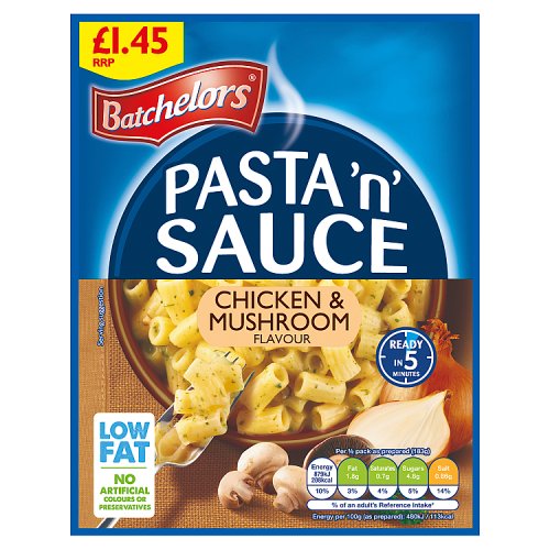 DUNIYA | Batchelors Pasta N Sauce Chicken & Mushroom PM £1.45 99g Thumbnail