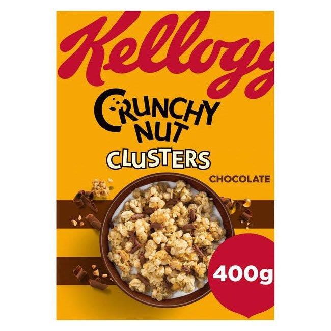 DUNIYA | Kelloggs Crunchy Nut Chocolate Clusters 400g  Thumbnail