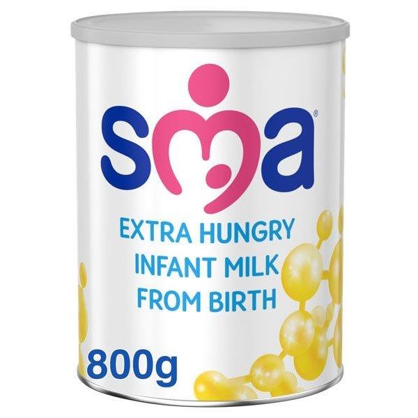 SMA Extra Hungry Infant Milk From Birth 800g