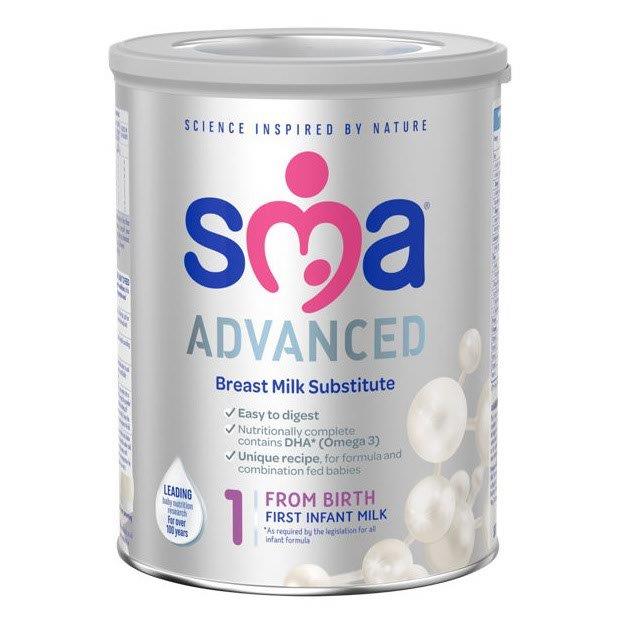 SMA Advanced First Infant Milk From Birth (6 x 800g)