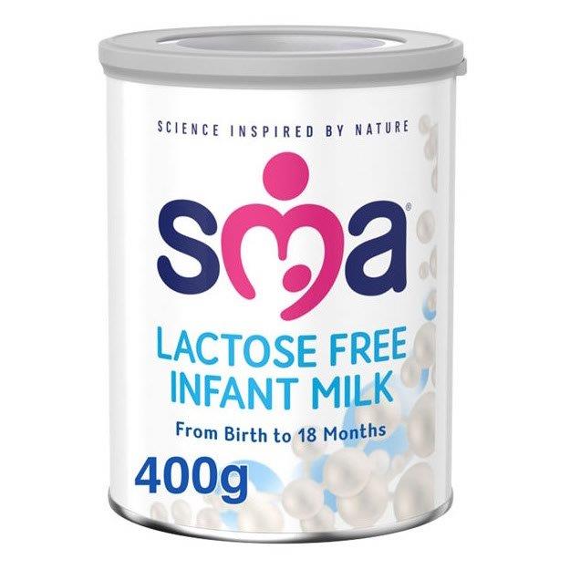 SMA Lactose Free Formula From Birth (12 x 400g)