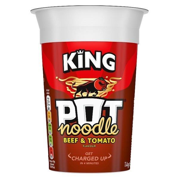 DUNIYA | King Pot Noodle Beef & Tomato 114g Thumbnail