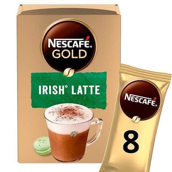 Nescafe Gold Irish Latte Coffee Sachets 8s (8 x 19.8g) 158.4g (HS)