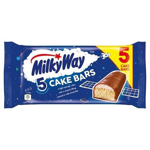 Milky Way Cake Bars 5pk