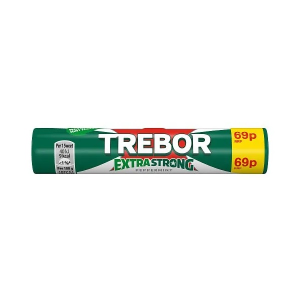 DUNIYA | Trebor Extra Strong Mint Peppermint PM 69p 41.3g Thumbnail