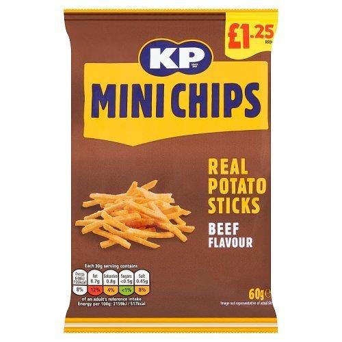 KP Mini Chips BBQ Beef PM £1.25 60g