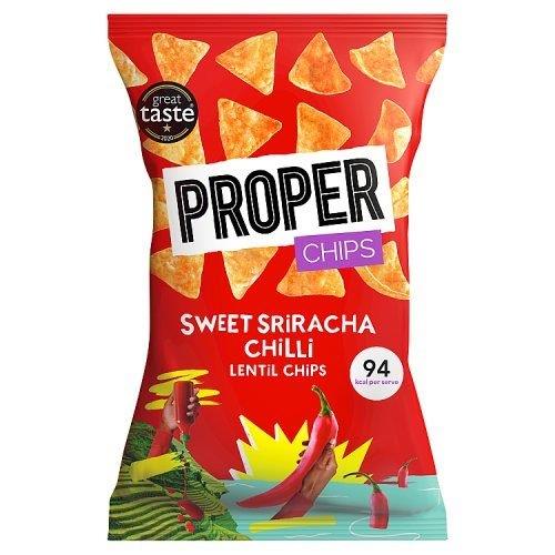 Proper Sweet Sriracha Chilli Lentil Chips 85g