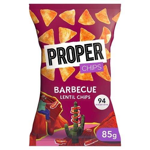 Proper Chips Bbq Lentil Chips 85g