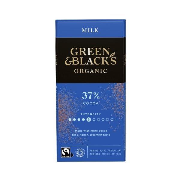 Green & Blacks Organic Milk Chocolate Bar 90g