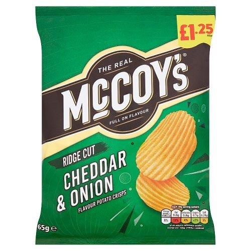 McCoys Cheddar & Onion PM £1.25 65g