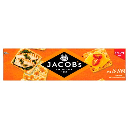 Jacobs Cream Crackers PM £1.79 300g