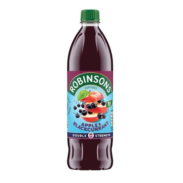 Robinsons Double Strength Apple & Blackcurrant NAS Fruit Squash PET 1Ltr