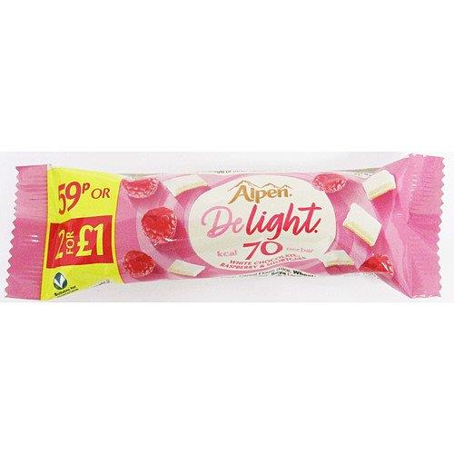 Alpen Delight White Raspberry & Chocolate PM 59p 29g 