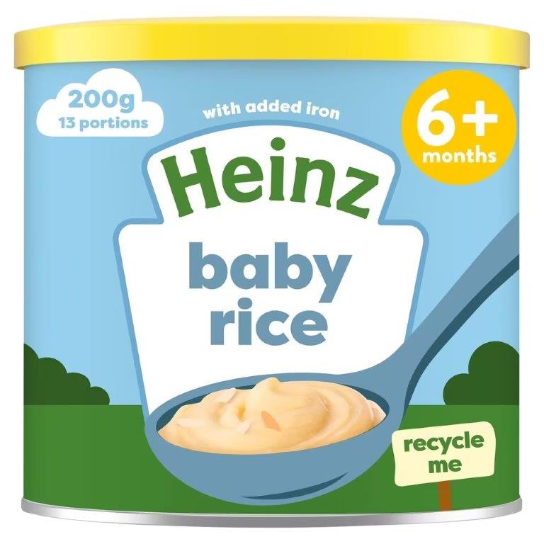 Heinz Baby Rice Porridge Baby Food 6M+ 200g 