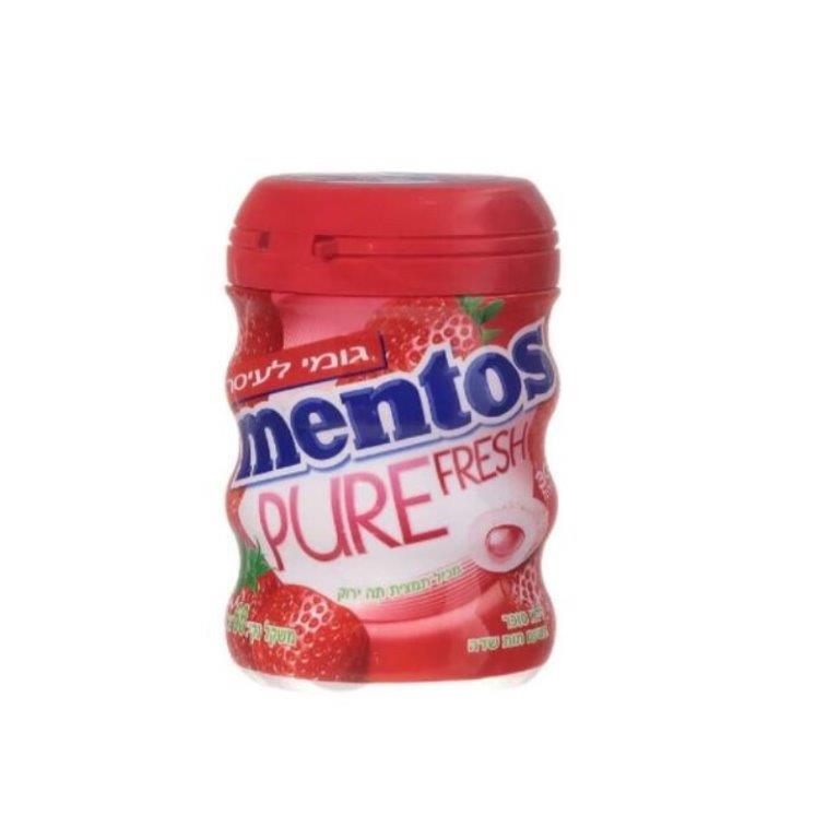 Mentos Gum 40pc Bottle Strawberry 56g (B)