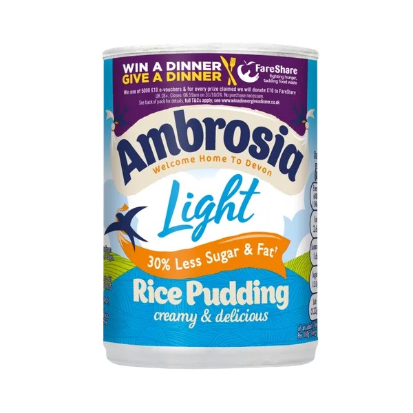 Ambrosia Light Rice Pudding 400g