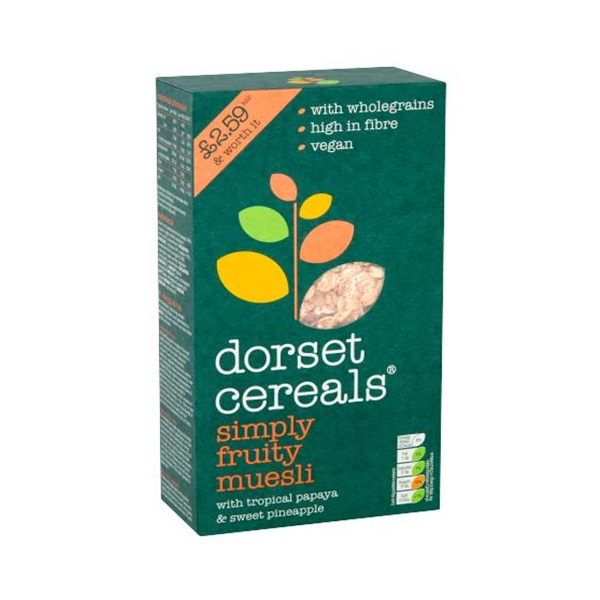 DUNIYA | Dorset Simply Muesli Fruity 410g PM £2.59 Thumbnail