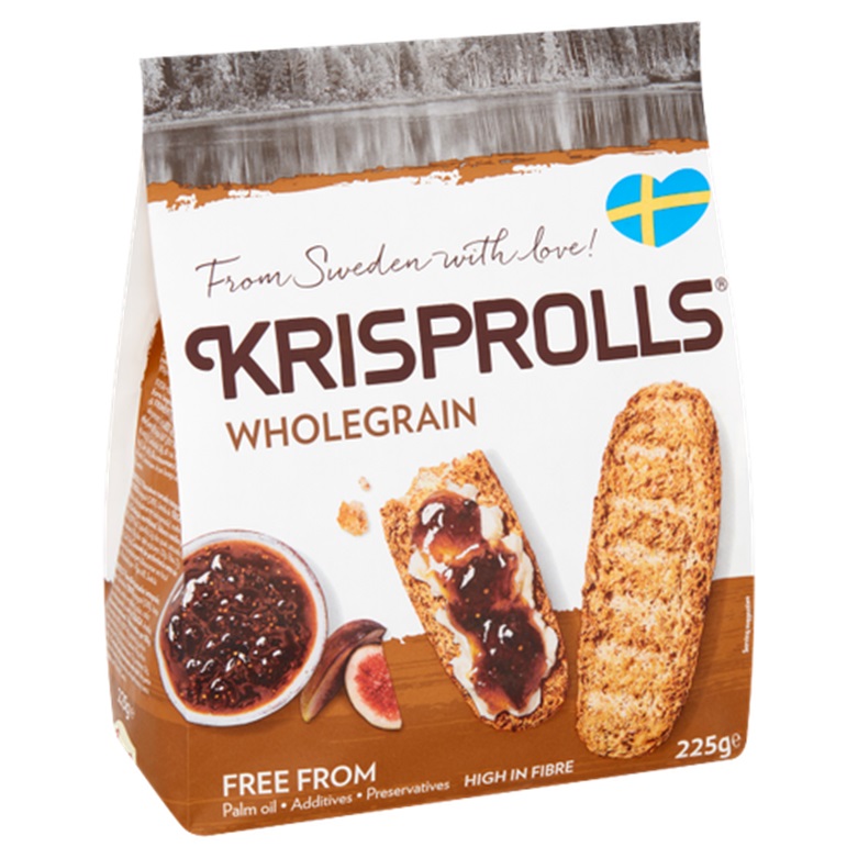 Krisprolls Wholegrain Complets 225g