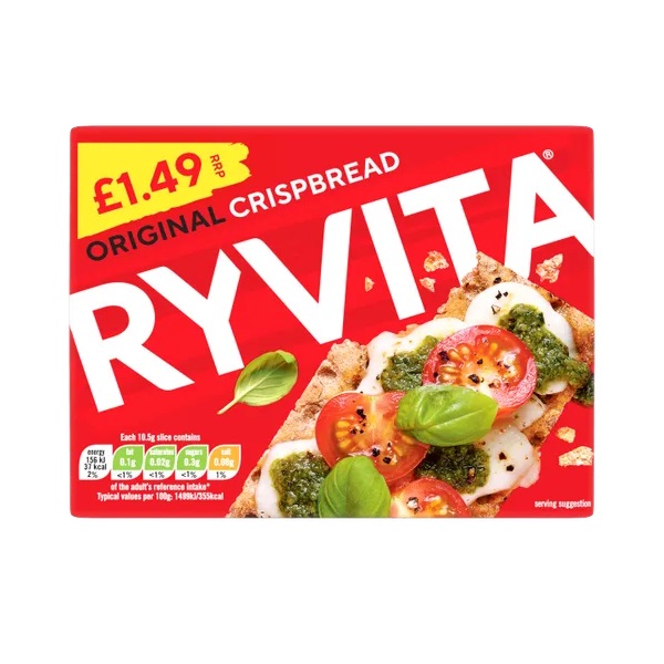 Ryvita Crispbread Original 200g PMP £1.49