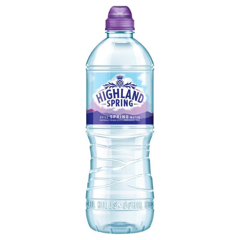 Highland Spring Still Water Sports Cap 750ml