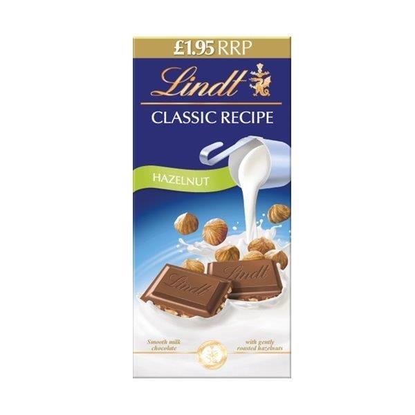 Lindt Classic Recipe Hazelnut PM £1.95 100g