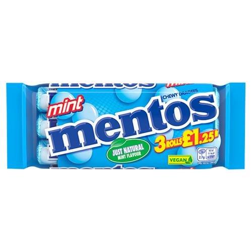 DUNIYA | Mentos Rolls 3pk Mint (3 x 38g) PM £1.25 (B) Thumbnail