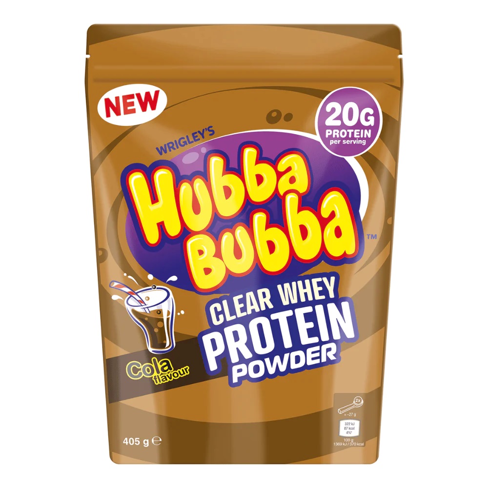 Hubba Bubba Cola Clear Whey Powder Pouch 405g