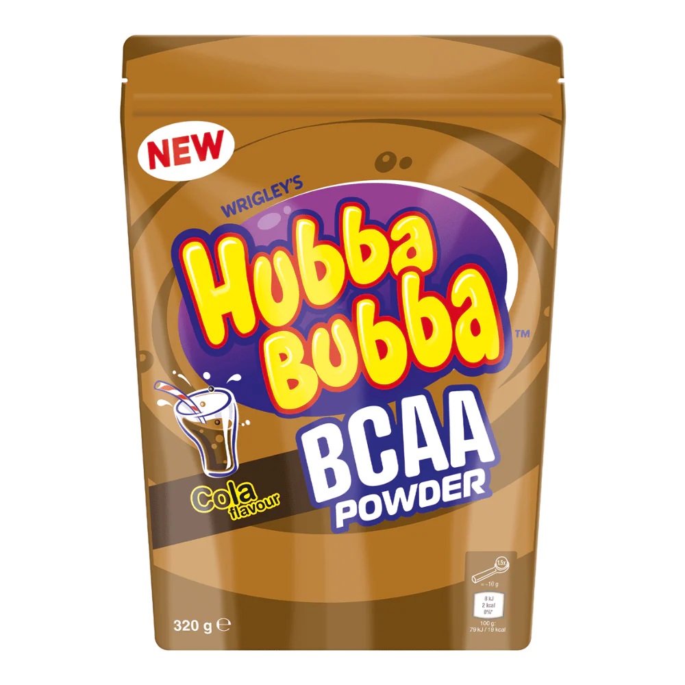 Hubba Bubba Blue Raspberry BCAA Powder Pouch 320g