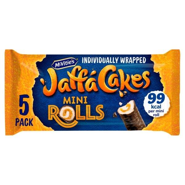 McVities Jaffa Mini Rolls 5pk