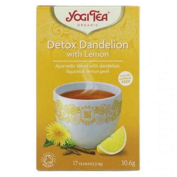 Yogi Tea Organic Detox Dande & Lememon 17s