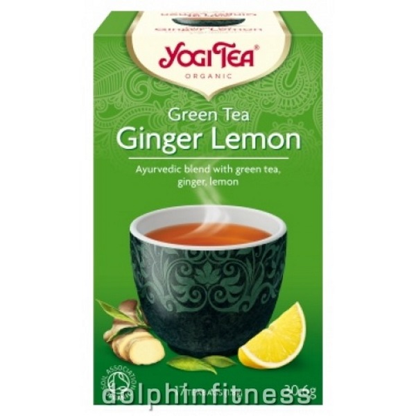 Yogi Tea Organic Green Tea Organic Ginger Lemon 17s