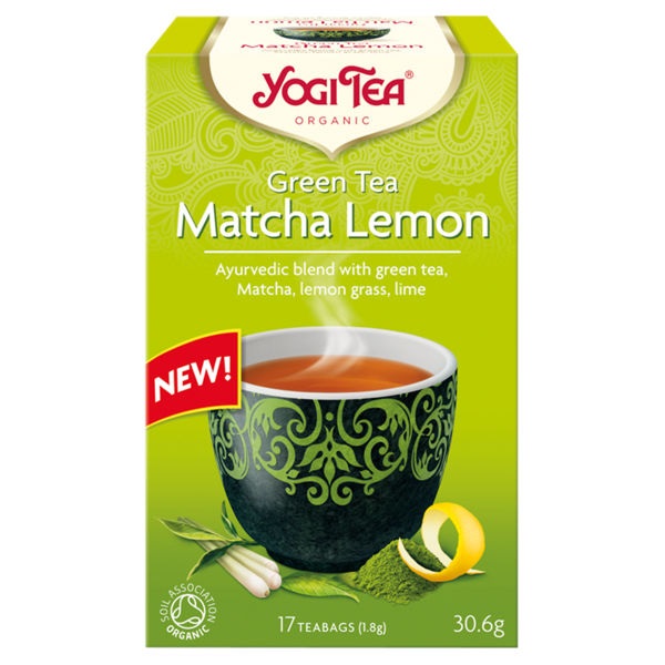 Yogi Tea Organic Green Tea Matcha Lemon 17s 