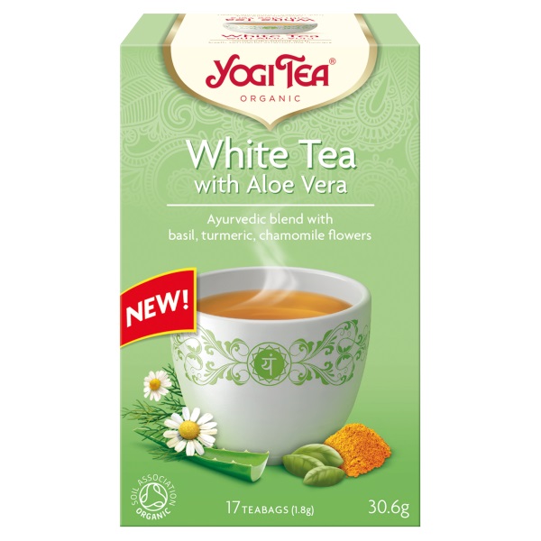 Yogi Tea Organic White Tea & Aloe Vera 17s 