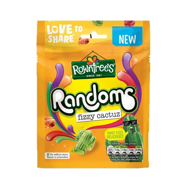 Rowntrees Pouch Randoms Cactus 130g 