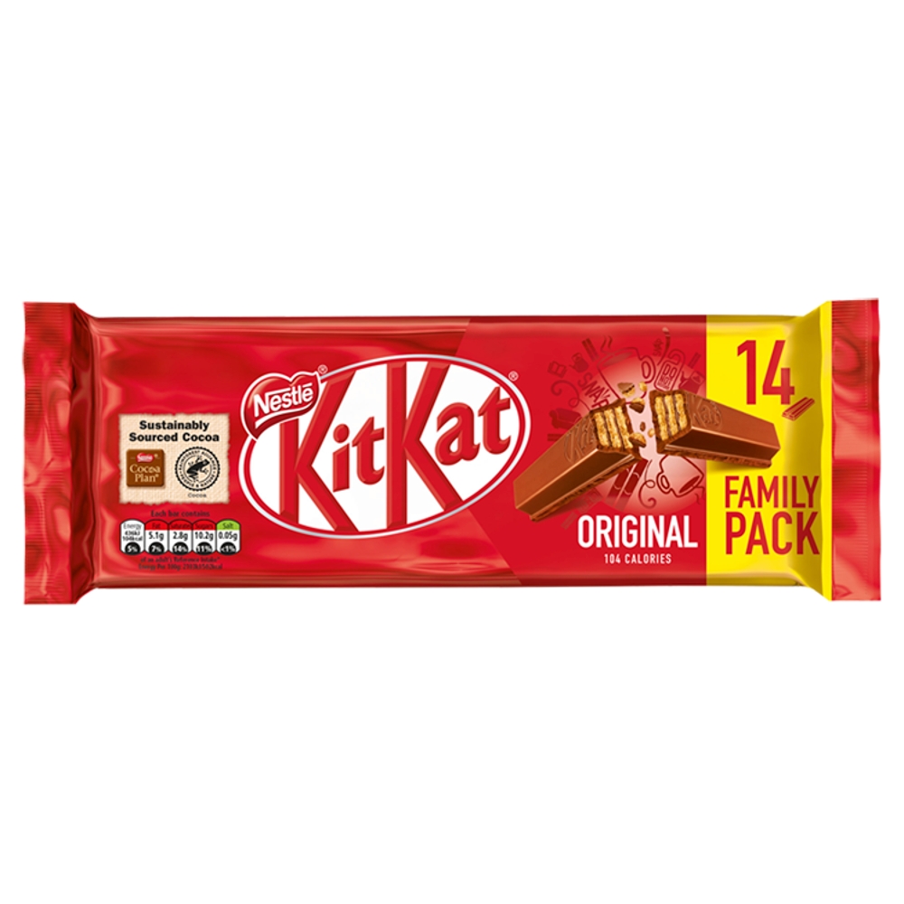 KitKat 2 Finger 14pk Milk (14 x 20.7g) (HS)