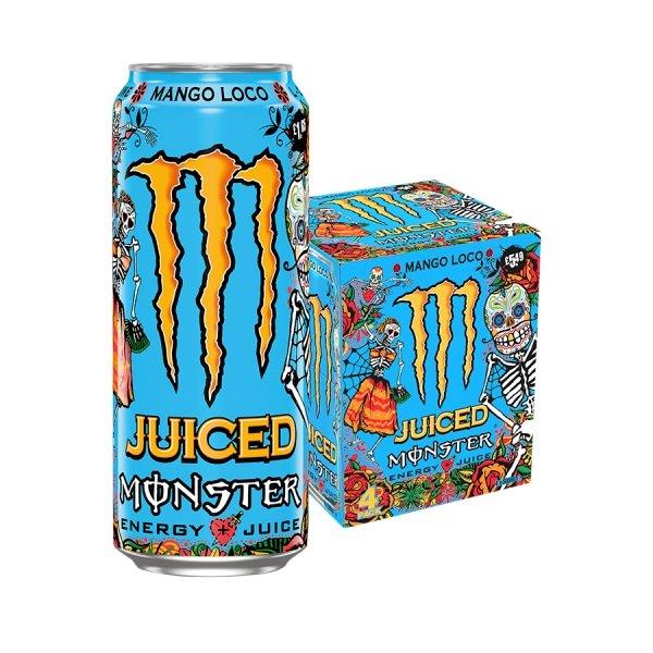 Monster Energy Juiced Mango Loco 4pk (4 x 500ml) PMP