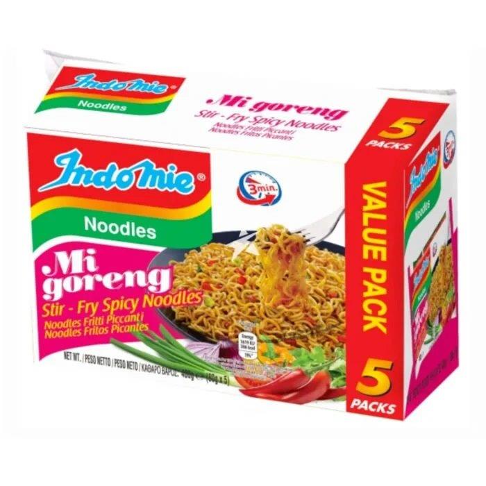 Indomie Instant Noodles Mi Goreng Original 5pk (5 x 80g)