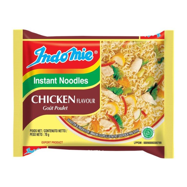 Indomie Instant Noodles Chicken Gout Poullet 5pk (5 x 75g)