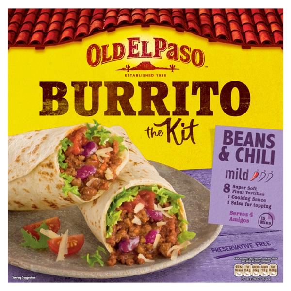 Old El Paso Burrito Dinner Kit 620g